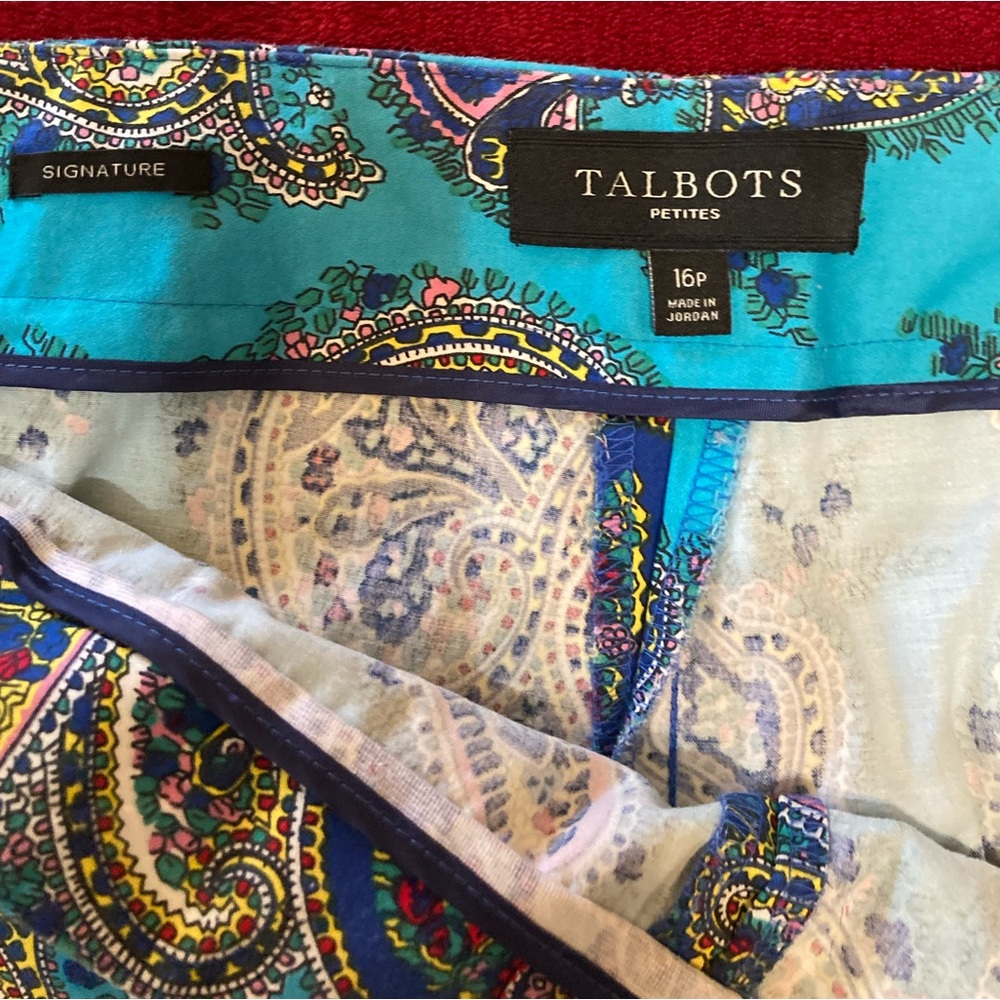 Talbots 16p, Cropped Signature Style Side, Zip Pa… - image 3